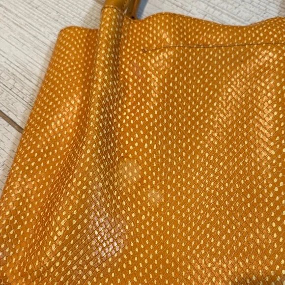 Hammitt Limited Edition Oliver Medium top handle bag - Apricot Tan Snake - Picture 5 of 6